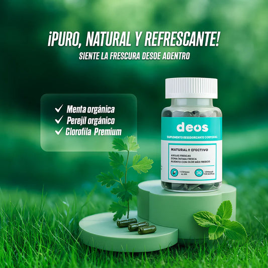 DEOS™ – Desodorante Interno Natural