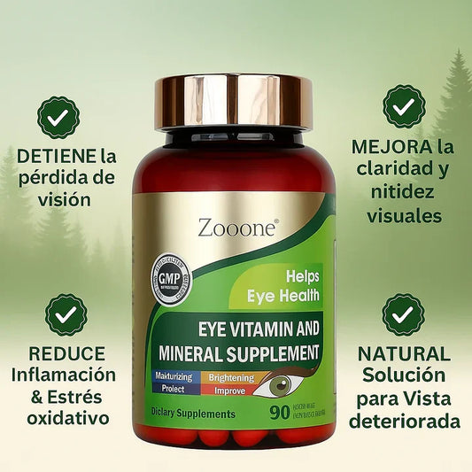Zooone™ – Nutrición Avanzada para Vista Cansada, Ojos Secos y Protección Ocular