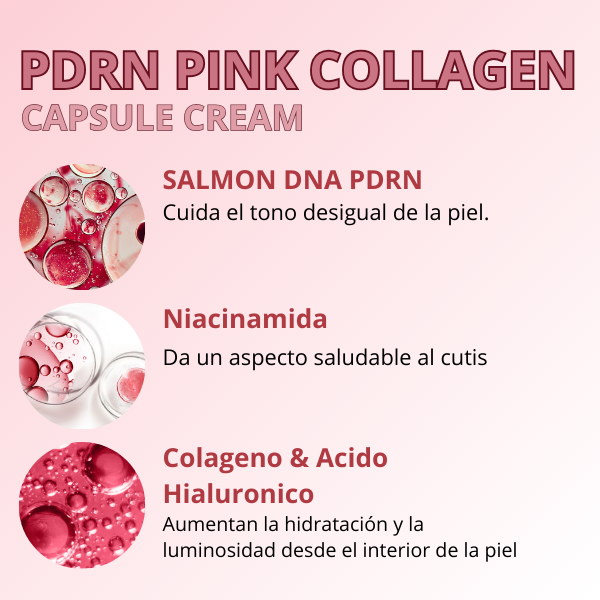 Medicube - Crema Facial PDRN Pink Collagen Capsule Cream