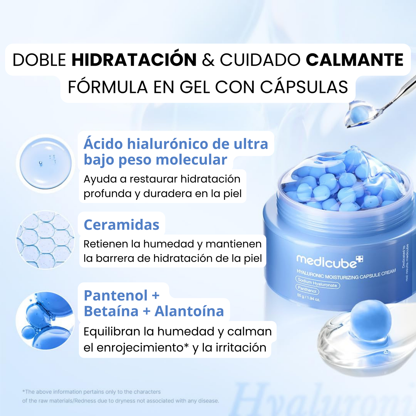 Medicube - Crema Facial ácido hialurónico Capsule Cream