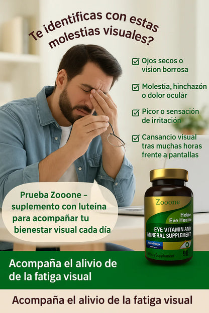 Zooone™ – Nutrición Avanzada para Vista Cansada, Ojos Secos y Protección Ocular