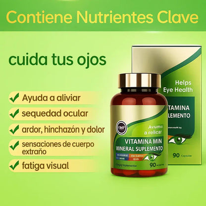 Zooone™ – Nutrición Avanzada para Vista Cansada, Ojos Secos y Protección Ocular