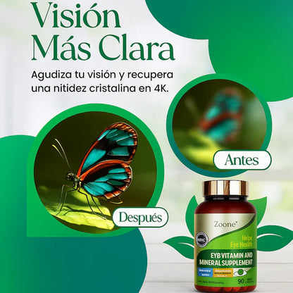 Zooone™ – Nutrición Avanzada para Vista Cansada, Ojos Secos y Protección Ocular