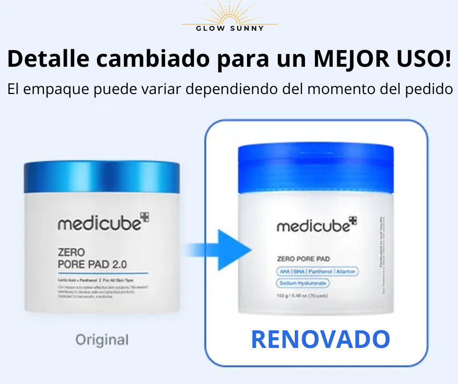 Medicube Zero Pore Pad - Almohadilla coreana (70pcs)