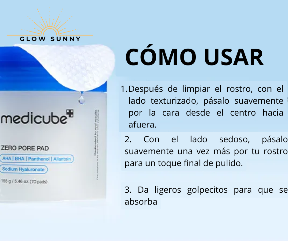 Medicube Zero Pore Pad - Almohadilla coreana (70pcs)