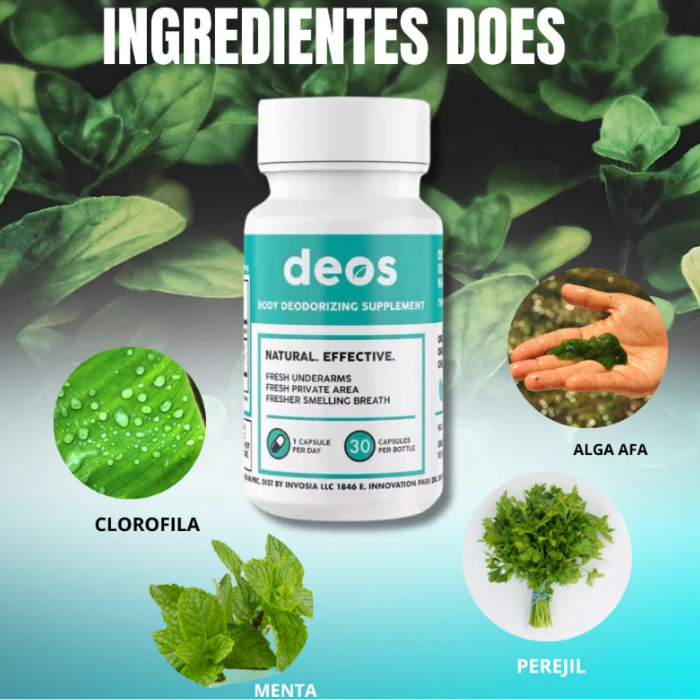 DEOS™ – Desodorante Interno Natural