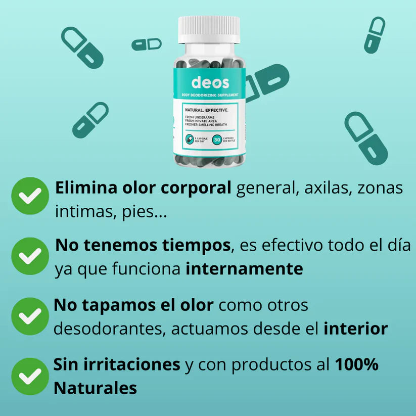 DEOS™ – Desodorante Interno Natural