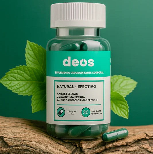 DEOS™ – Desodorante Interno Natural